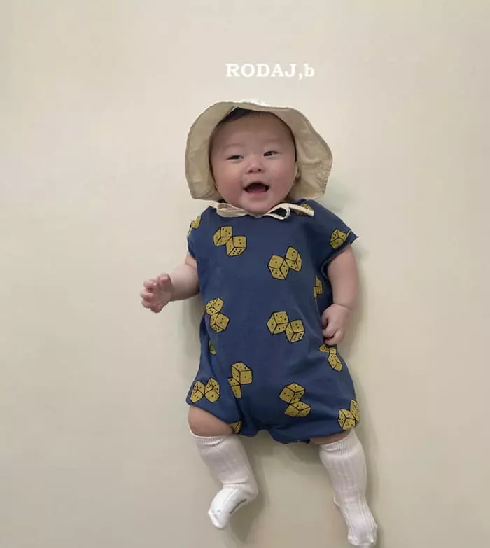 Roda J - Korean Baby Fashion - #babyootd - Block Bodysuit - 4
