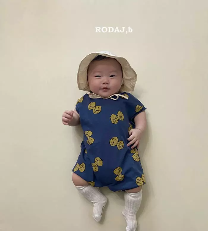 Roda J - Korean Baby Fashion - #babyoutfit - Block Bodysuit - 5