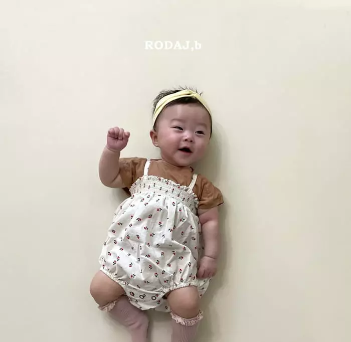 Roda J - Korean Baby Fashion - #babyoutfit - Smocked Bodysuit - 3