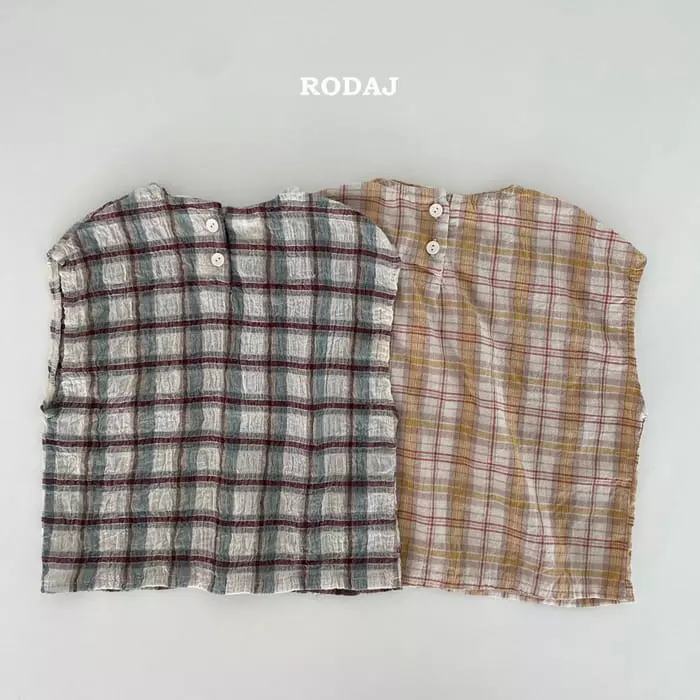 Roda J - Korean Children Fashion - #childofig - Roha Check Shirt