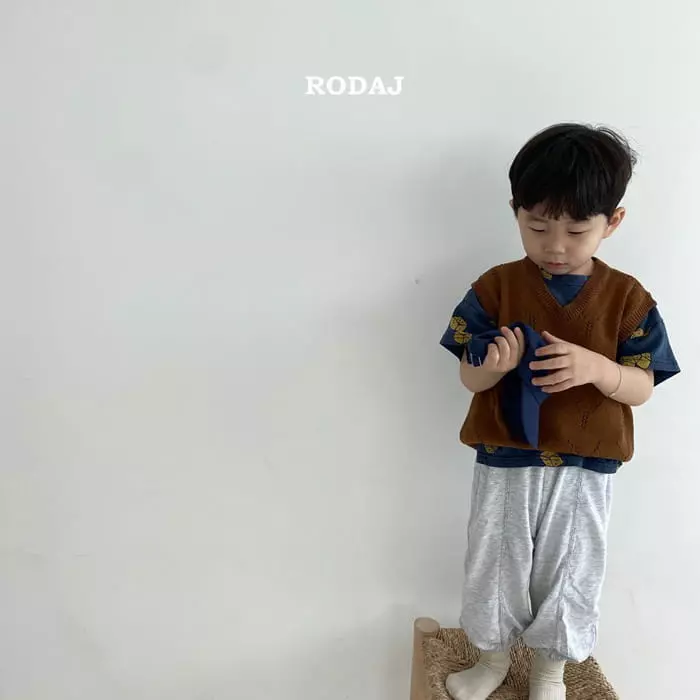 Roda J - Korean Children Fashion - #discoveringself - Block Short Sleeves Tee - 10