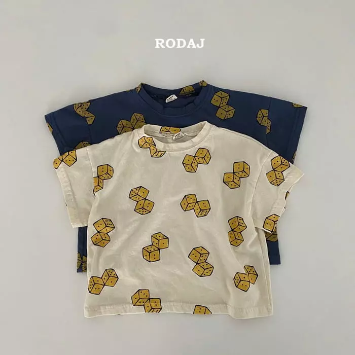 Roda J - Korean Children Fashion - #magicofchildhood - Block Short Sleeves Tee