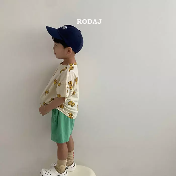 Roda J - Korean Children Fashion - #prettylittlegirls - Block Short Sleeves Tee - 3