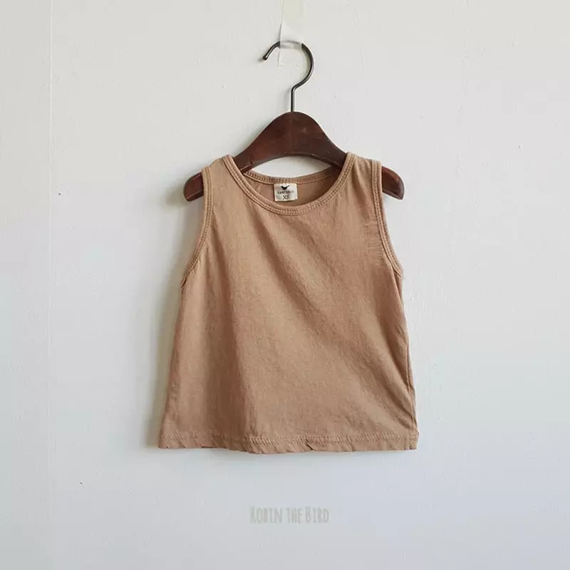 Saerobin - Korean Children Fashion - #childofig - Washing Mago Sleeveless