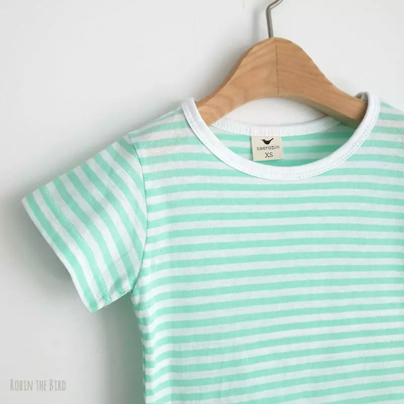 Saerobin - Korean Children Fashion - #discoveringself - Stripes Short Sleeves Easywear - 2