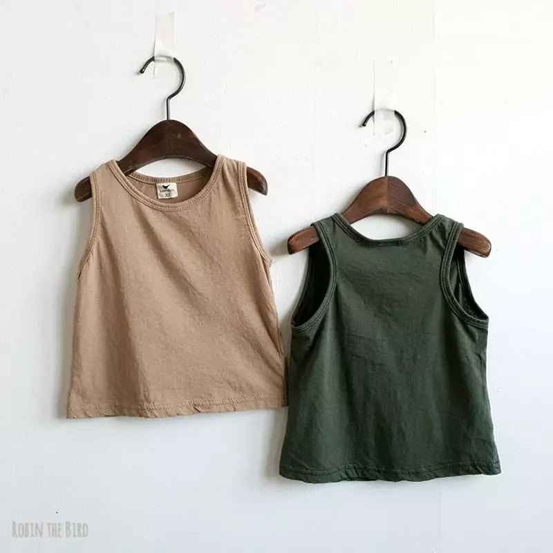 Saerobin - Korean Children Fashion - #fashionkids - Washing Mago Sleeveless - 5