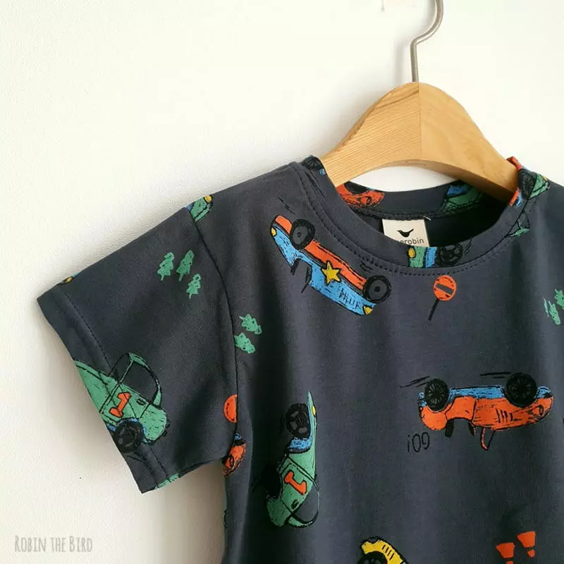 Saerobin - Korean Children Fashion - #discoveringself - Car Shorts Sleeves Tee - 4