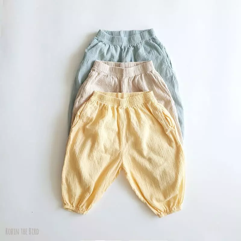 Saerobin - Korean Children Fashion - #kidsstore - Sausage Wrinkle Pants - 9