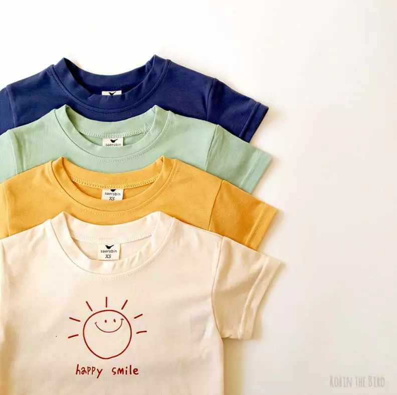 Saerobin - Korean Children Fashion - #kidzfashiontrend - Sun Short Sleeves Top Bottom Set - 7