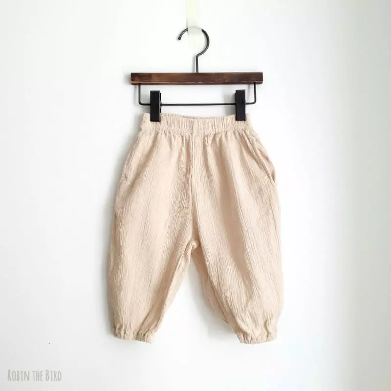 Saerobin - Korean Children Fashion - #kidzfashiontrend - Sausage Wrinkle Pants - 10
