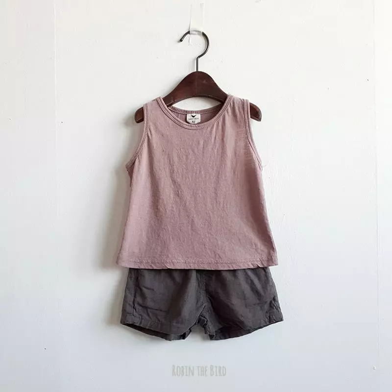 Saerobin - Korean Children Fashion - #kidzfashiontrend - Washing Mago Sleeveless - 8