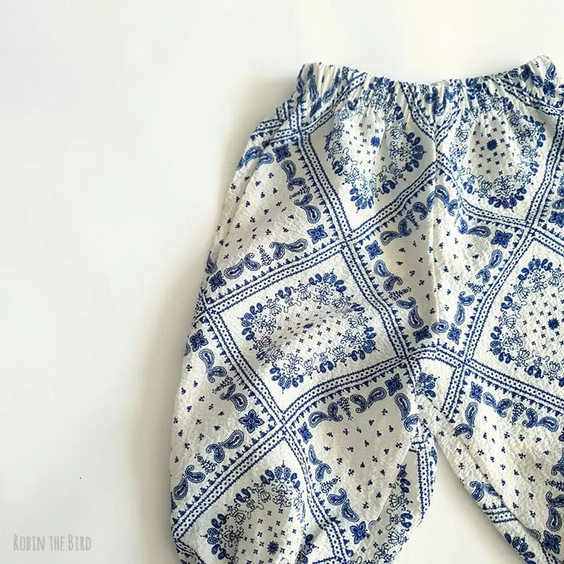Saerobin - Korean Children Fashion - #littlefashionista - Paisely Pants - 2