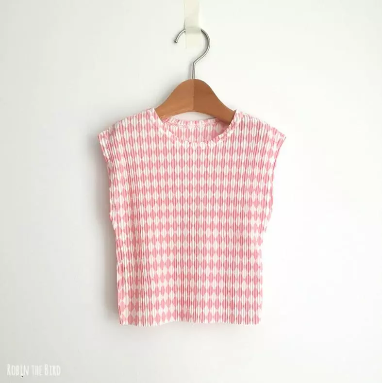 Saerobin - Korean Children Fashion - #minifashionista - Pleats Wrinkle Sleeveless - 4
