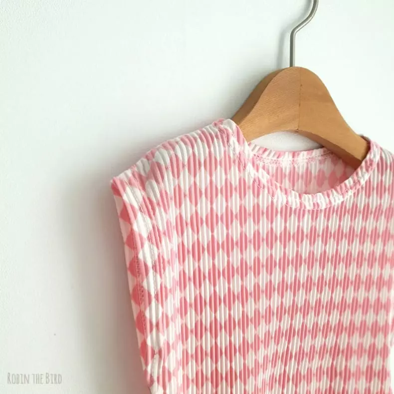 Saerobin - Korean Children Fashion - #todddlerfashion - Pleats Wrinkle Sleeveless - 5