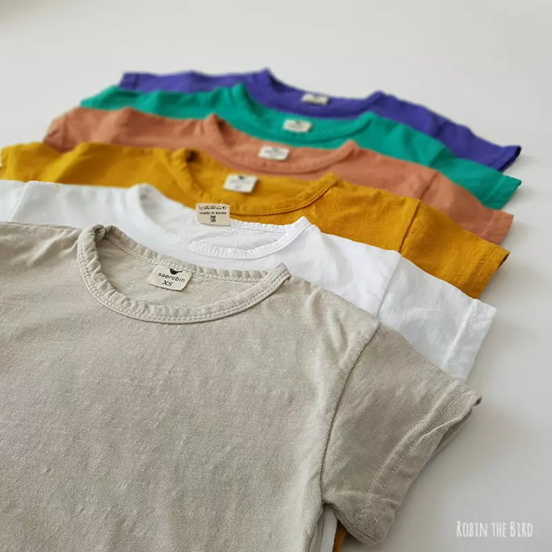 Saerobin - Korean Children Fashion - #toddlerclothing - Short Sleeves Tee - 2