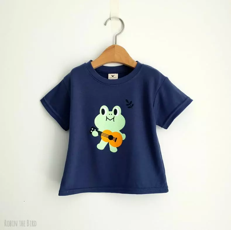 Saerobin - Korean Children Fashion - #toddlerclothing - Geagul Paint Short Sleeves Tee - 3