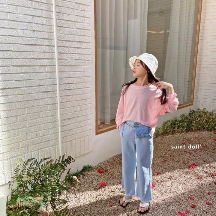 Saint Doll - Korean Children Fashion - #kidzfashiontrend - Linen Loose Tee - 4
