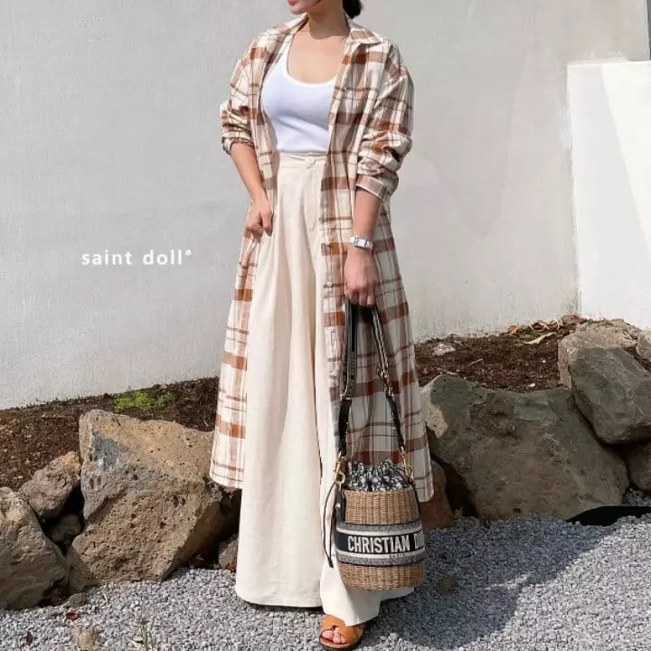 Saint Doll - Korean Children Fashion - #Kfashion4kids - Check Robe Mom - 7