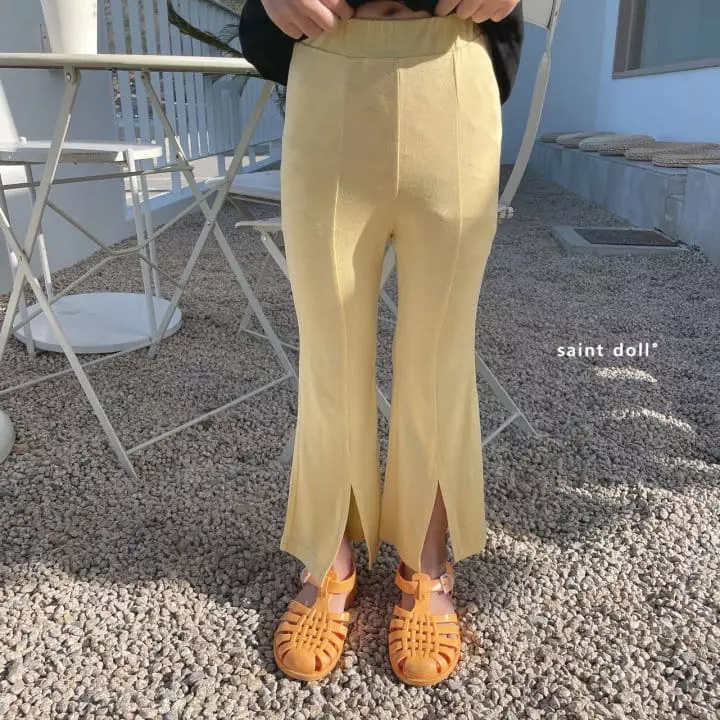 Saint Doll - Korean Children Fashion - #Kfashion4kids - Clarang Slit Wide Pants - 3
