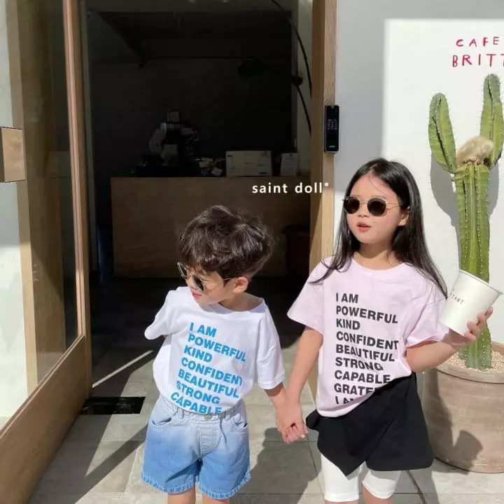 Saint Doll - Korean Children Fashion - #childofig - English Paint Tee with Mom - 11