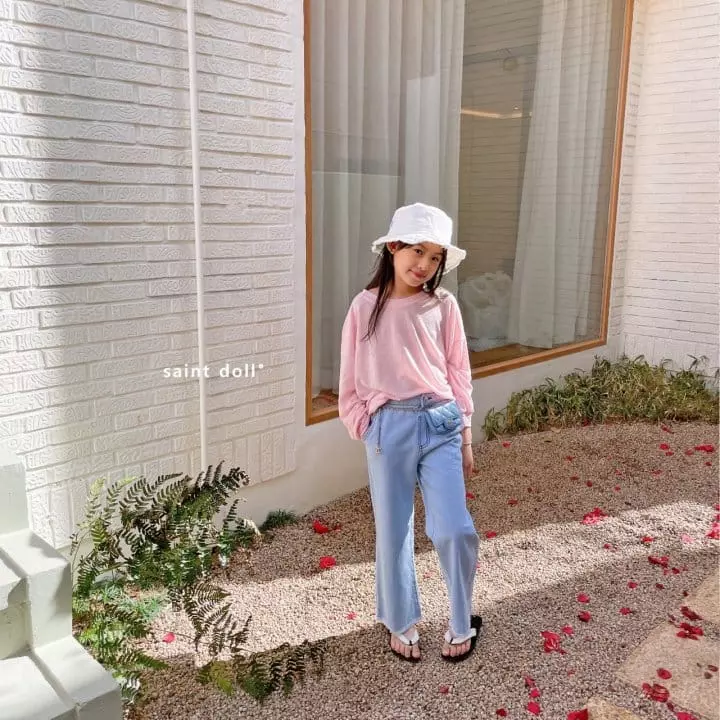 Saint Doll - Korean Children Fashion - #childofig - Linen Loose Tee - 9