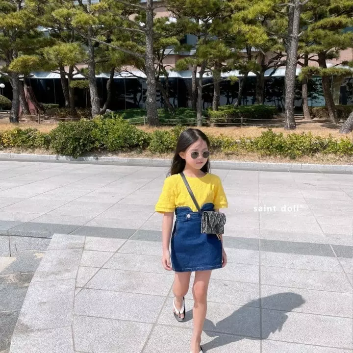 Saint Doll - Korean Children Fashion - #childofig - Juicy Crop Pad Tee with Mom - 2