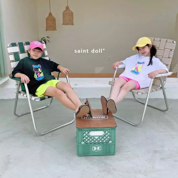 Saint Doll - Korean Children Fashion - #childofig - Neon Shorts with Mom - 12
