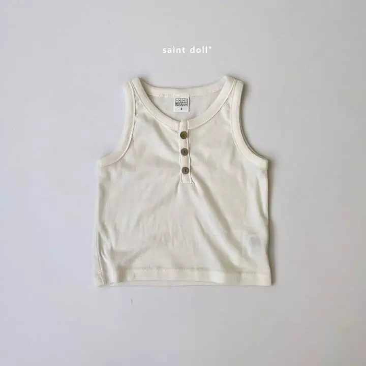 Saint Doll - Korean Children Fashion - #childofig - Button Sleeveless