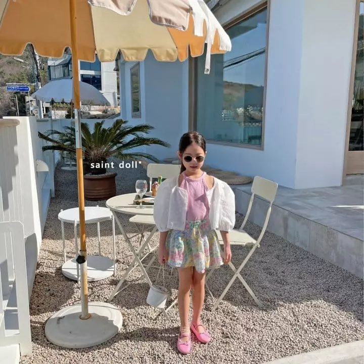 Saint Doll - Korean Children Fashion - #childrensboutique - Crop Lace Blouse witu Mom - 2