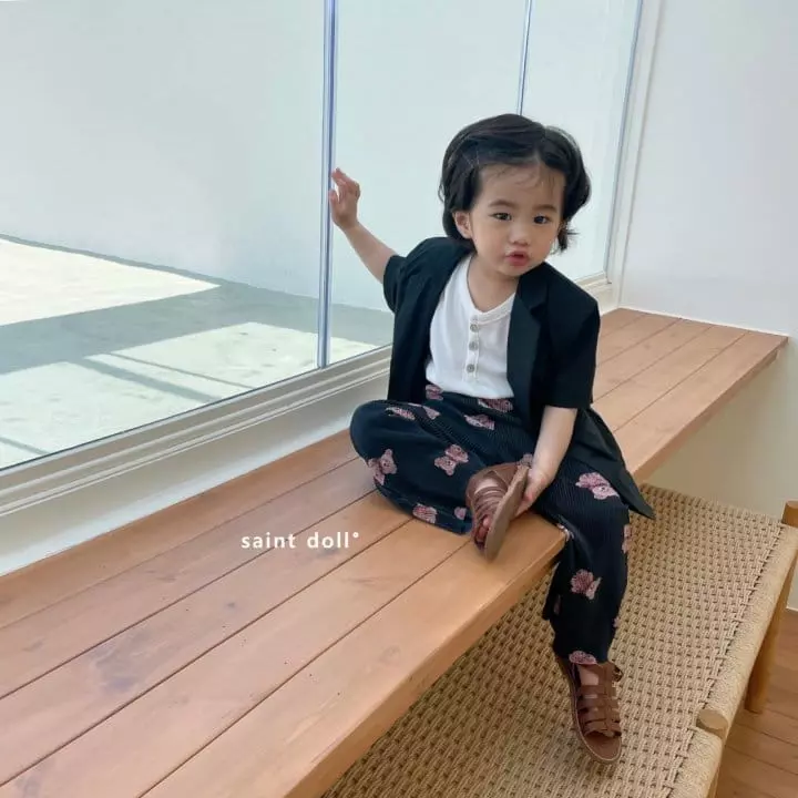 Saint Doll - Korean Children Fashion - #childrensboutique - Wrinkle Bear Pants - 10