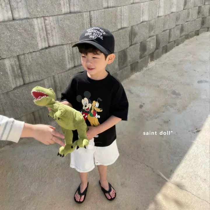 Saint Doll - Korean Children Fashion - #designkidswear - Mickey And Goophy Tee - 7