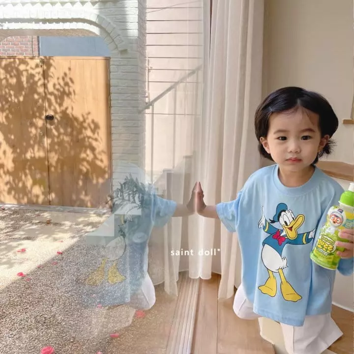 Saint Doll - Korean Children Fashion - #designkidswear - Donald Tee with Mom - 6