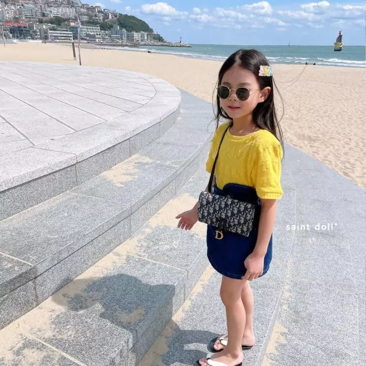 Saint Doll - Korean Children Fashion - #designkidswear - Juicy Crop Pad Tee with Mom - 5