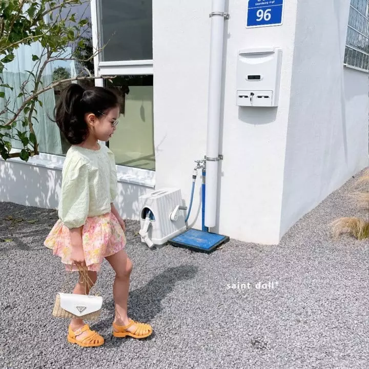 Saint Doll - Korean Children Fashion - #designkidswear - Flower Skirt Pants - 9