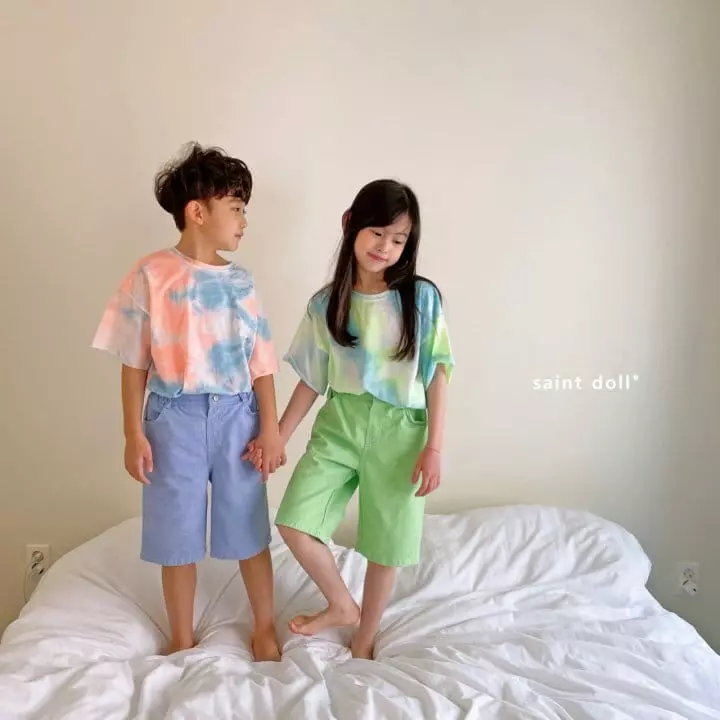 Saint Doll - Korean Children Fashion - #designkidswear - Water Paint Tee
