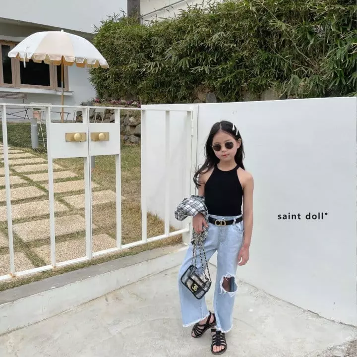 Saint Doll - Korean Children Fashion - #designkidswear - Whole Ter Sleeveless - 5