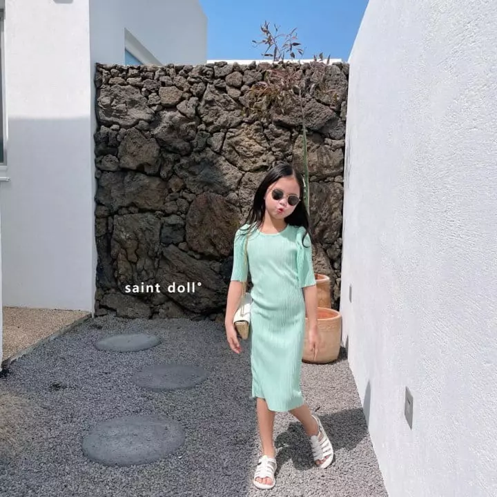 Saint Doll - Korean Children Fashion - #discoveringself - Pleats One-piece - 2