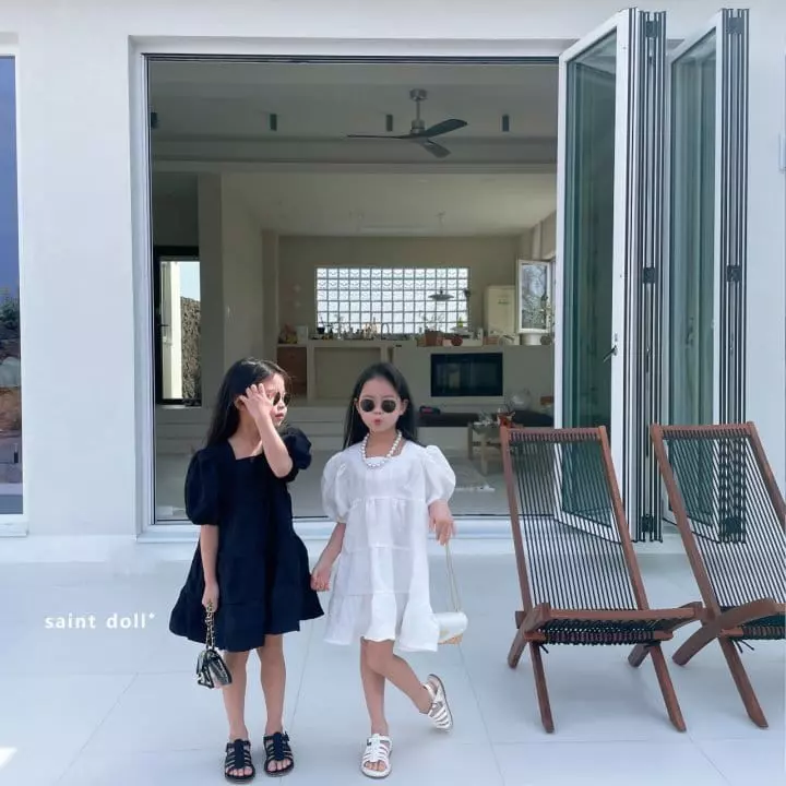 Saint Doll - Korean Children Fashion - #discoveringself - Square Cancan One-piece Mom - 11