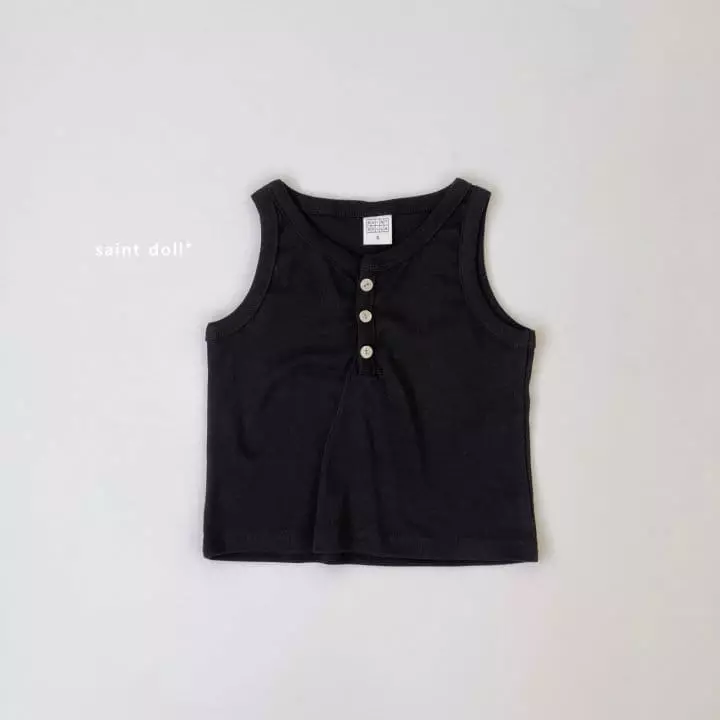 Saint Doll - Korean Children Fashion - #discoveringself - Button Sleeveless - 5