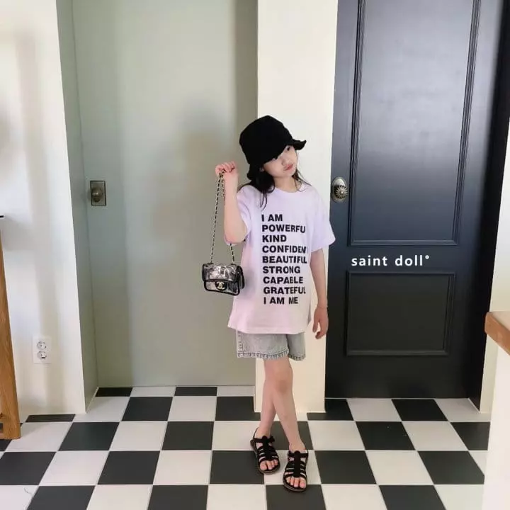 Saint Doll - Korean Children Fashion - #fashionkids - English Paint Tee with Mom