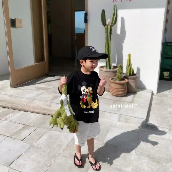 Saint Doll - Korean Children Fashion - #fashionkids - Mickey And Goophy Tee - 9