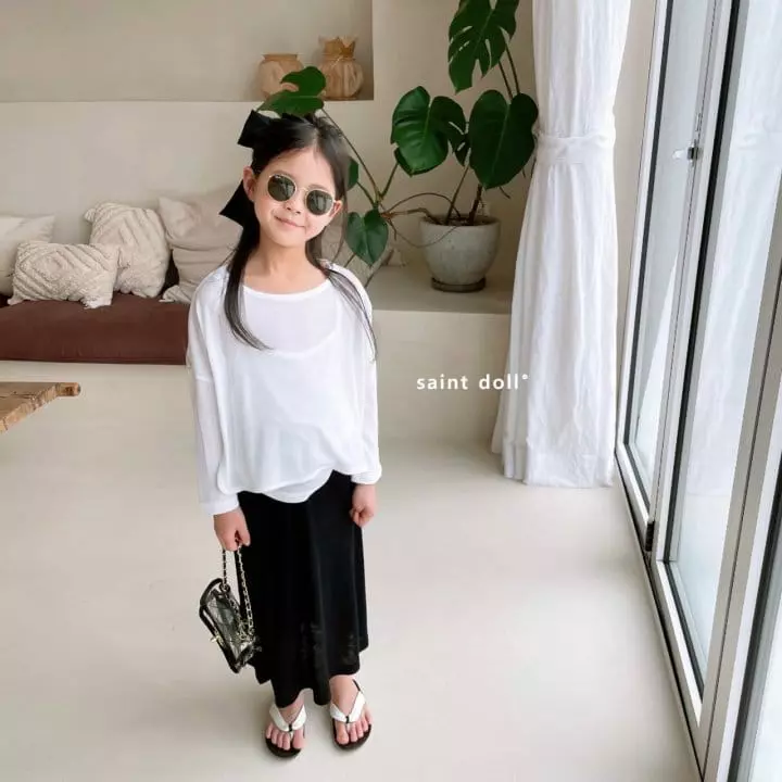 Saint Doll - Korean Children Fashion - #fashionkids - Slit Long Skirt Mom - 10