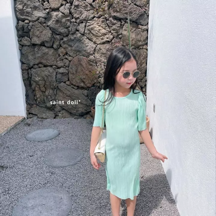 Saint Doll - Korean Children Fashion - #fashionkids - Pleats One-piece - 3