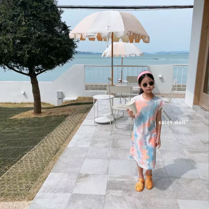 Saint Doll - Korean Children Fashion - #fashionkids - Water Paint One-piece