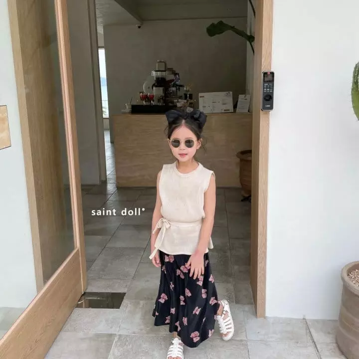 Saint Doll - Korean Children Fashion - #kidsshorts - Wrinkle Bear Skirt - 7