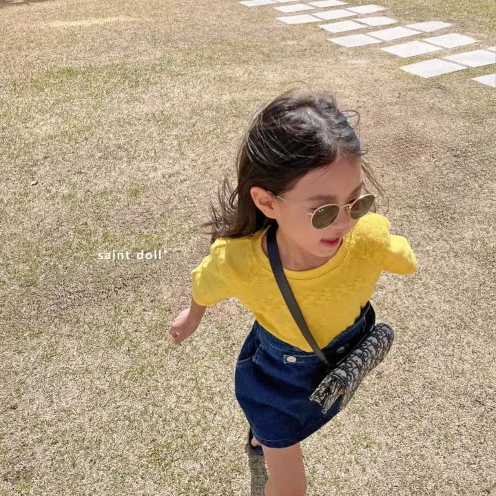 Saint Doll - Korean Children Fashion - #kidsstore - Juicy Crop Pad Tee with Mom - 9