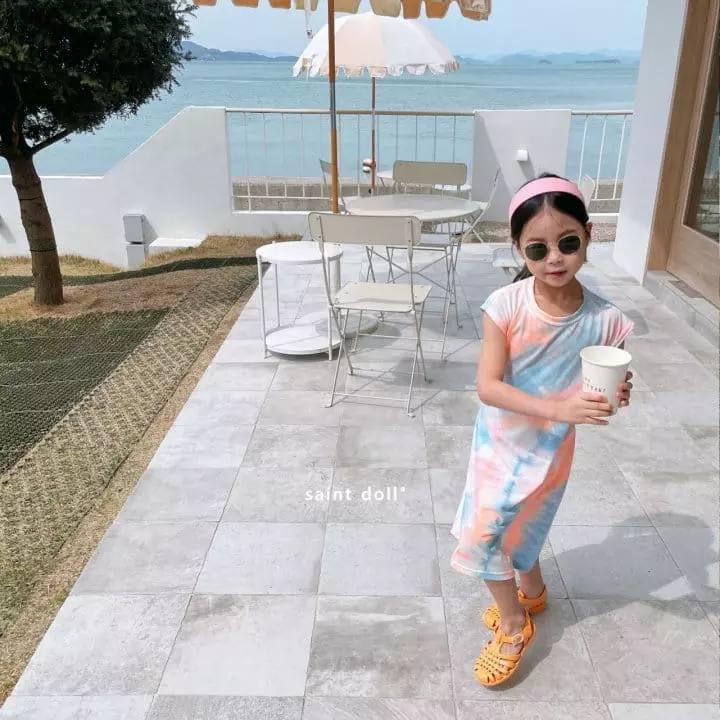 Saint Doll - Korean Children Fashion - #kidsstore - Water Paint One-piece - 3