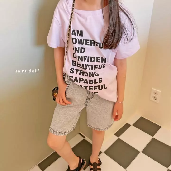 Saint Doll - Korean Children Fashion - #kidsstore - English Paint Tee with Mom - 4