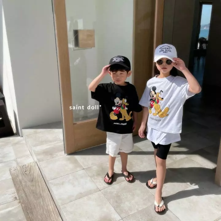 Saint Doll - Korean Children Fashion - #kidzfashiontrend - Mickey And Goophy Tee - 12
