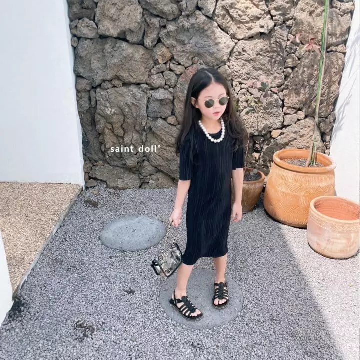 Saint Doll - Korean Children Fashion - #kidzfashiontrend - Pleats One-piece - 6